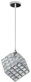 Toolight - Krištáľové stropné svietidlo Glamour APP721-1CP, OSW-00098