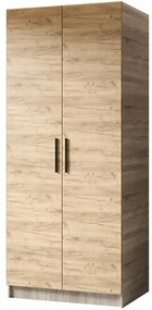 Skriňa Gold 2d Dub Sonoma/Dub Craft Zlatý