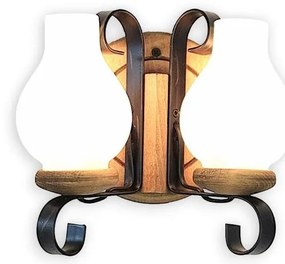 Brilagi - Nástenné svietidlo ROATA APLICA 2xE14/40W/230V buk