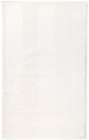 Kúpeľňový koberček Fishbone krémový