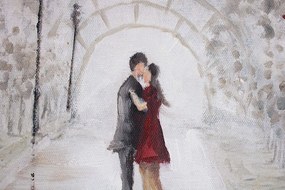 Maľovaný obraz na stenu PARÍŽ 90x60 cm | rôzne rozmery