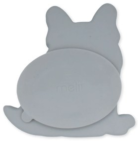 Silikónový delený tanierik s prísavkou - buldoček