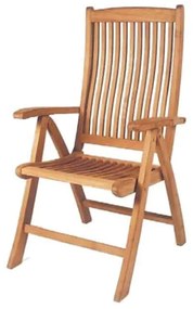 Polohovateľné kreslo RIVIERA teak natural