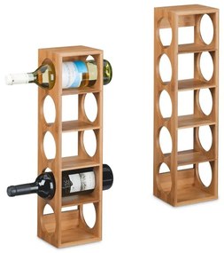 Bambusový stojan na víno v súprave 2 ks, RD46368