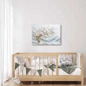 Obraz – 3D elegantný strom života (70x50 cm)