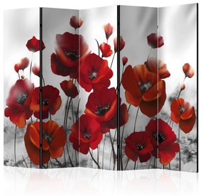 Artgeist Paraván - Poppies in the Moonlight II [Room Dividers]