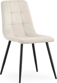 Čalouněná jídelní židle Nero béžová