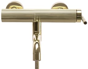 Rea Argon, vaňová batéria s ručnou sprchovou súpravou, zlatá lesklá, REA-B7805