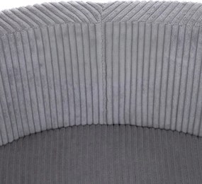 Suchý bazén pre deti menčestrový 90 x 30 + 200 loptičiek - svetlo šedá