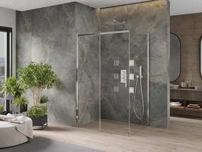 Mexen Omega posuvná sprchová kabína 120 x 90 cm, priehľadná, chróm - 825-120-090-01-00