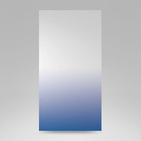 Štýlové bielo modré závesy šité na mieru s vyšším ombré efektom