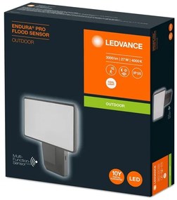 Ledvance - LED Vonkajší nástenný reflektor so senzorom FLOOD LED/27W/230V IP55