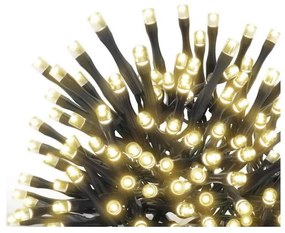 LED Vianočná vonkajšia reťaz 100xLED/15m IP44 teplá biela