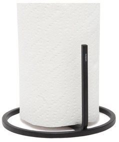 Čierny oceľový držiak na kuchynské utierky ø 17 cm Squire – Umbra
