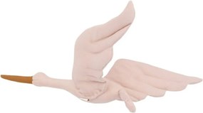 Dekorácia do detskej izby bocian – púdrová