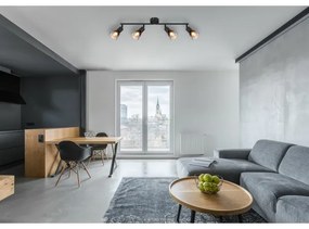 Globo 54312-4 - Bodové svietidlo SATELLA 4xE14/25W/230V čierna