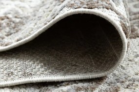 Koberec SOLE D3732 Aztécky, romby - ploské tkanie, béžový