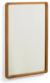 Nástenné zrkadlo s dreveným rámom 45x70 cm Shamel – Kave Home