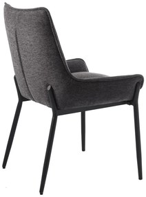 Tmavosivá jedálenská stolička Calgary – Unique Furniture
