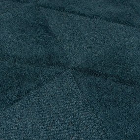 Flair Rugs, Kusový koberec Moderno Shard Teal, 160x230, modrá, chodba / predsieň
