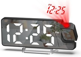 Projekčný digitálny budík DZ-673 s veľkým 7,9&quot; LED displejom