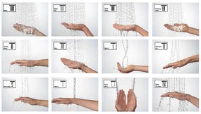 Hansgrohe Raindance E, sprchová súprava Showerpipe 300 s termostatom 350 EcoSmart 9 l/min, chrómová, HAN-27362000