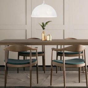 Luster na lanku 1xE27/60W/230V káva