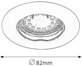 Rabalux 1163 - SADA 3xLED Podhľadové svietidlo LITE 3xGU10/3W/230V