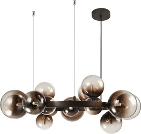 Brilagi - LED luster na lanku MILLA 15xG9/3W/230V hnedá/dymová hnedá