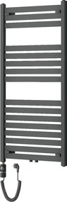 Mexen Uran, elektrické vykurovacie teleso 1200x600 mm + vykurovacia tyč 600 W, antracitová, W105-1200-600-2600-66