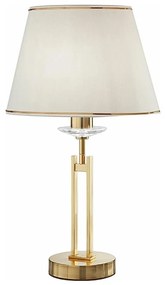 Kolarz 330.71.8C - Krištáľová stolná lampa IMPERIAL 1xE27/60W/230V zlatá/béžová