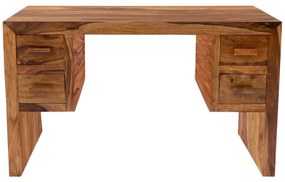 Písací stôl Kali 130x76x70 indický masív palisander Natural