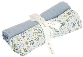 Little Dutch Plienky 70x70cm Forest Adventure & Denim Blue 2ks