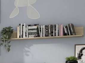 Nástenná polica Carlos, dub sonoma, 150 cm%