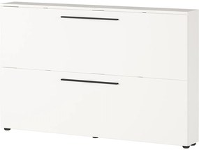 Biela závesná skrinka na topánky Utah - Germania