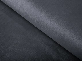 Biante Zamatový okrúhly obrus Velvet Premium SVP-004 Antracitovo sivý Ø 110 cm