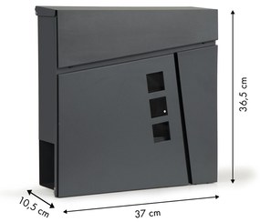 ModernHome Poštová schránka vyrobená z pozinkovanej ocele