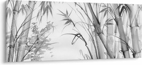 Obraz - Bambusový les (120x50 cm)