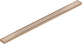 Mexen Flat, krytka pre lineárny podlahový žľab 90 cm, vzor M33, medená matná, 1C33090