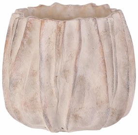 Betónový obal na kvetináč M1, béžová, 22 x 18 cm, 22 cm