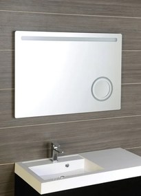 Sapho, ASTRO LED podsvietené zrkadlo 1000x700mm, kozmetické zrkadielko, MIRL4