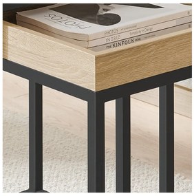 Dvojdielny konferenčný stolík - sonoma - LNT02N11