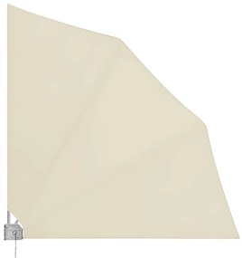 InternetovaZahrada Balkónová skladacia zástena 140x140 cm - béžová