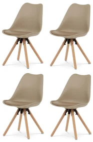 Súprava jedálenských stoličiek CT-762 CAP, 4 ks