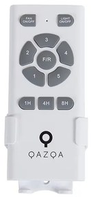 Stropný ventilátor biely 130 cm vrátane LED stmievateľný s diaľkovým ovládaním - Vifte