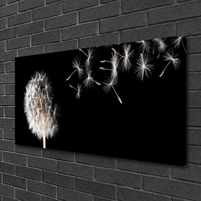 Obraz Canvas Púpava kvet kvapky 140x70 cm
