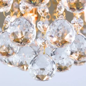 Orion DLU 2378/4/38-Krištáľové str. svietidlo GLORIA 4xG9/40W/230V pr.38 cm zlatá