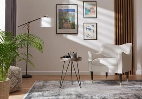 Koberec Carrera M375A krémový / tmavosivý