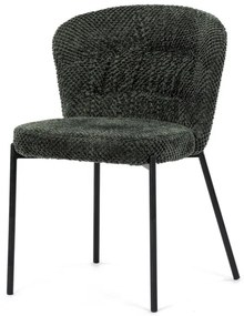 Autronic BONTEC Jedálenská stolička, sivá, látka bouclé, CT-W1077 GREY2 Farba: Zelená