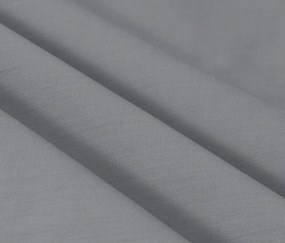 Posteľná bielizeň z perkálu, štandardná veľkosť, sivá